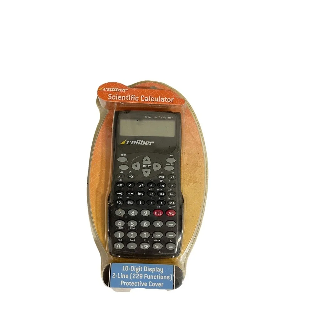 Caliber Scientific Calculator 10-Digit Display Math College Algebra New In Pack